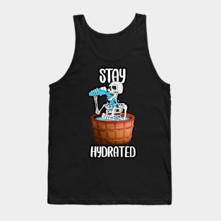 Stay Hydrated | Water Skeleton Tank Top